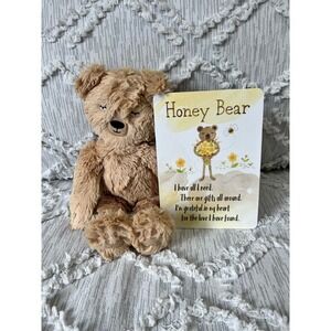 Slumberkins Honey Bear Kin Gratitude Stuffed Animal Plush Security Lovey